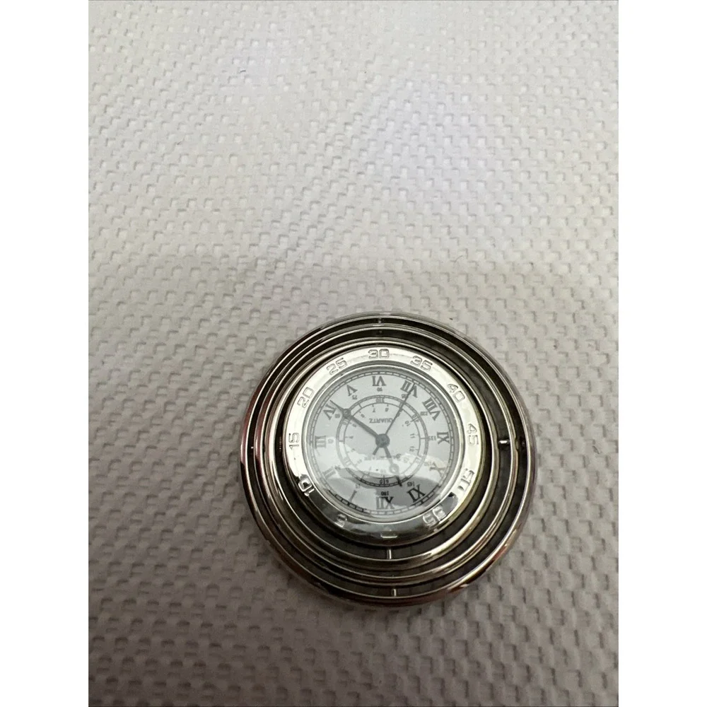 Small Benchmark Moving Pocket Watch